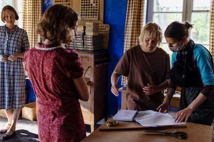 Behind-the-scenes photo